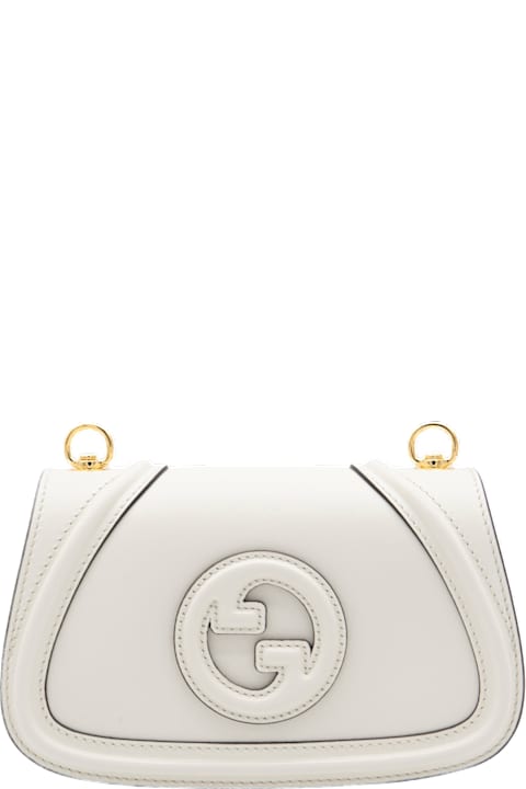 أدوات منزلية Gucci White Leather Blondie Shoulder Bag
