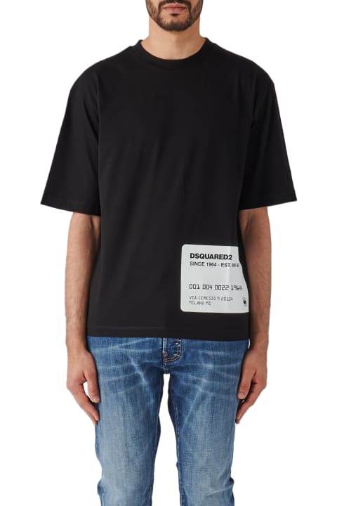 Dsquared2 Men Dsquared2 Loose Fit Tee T-shirt