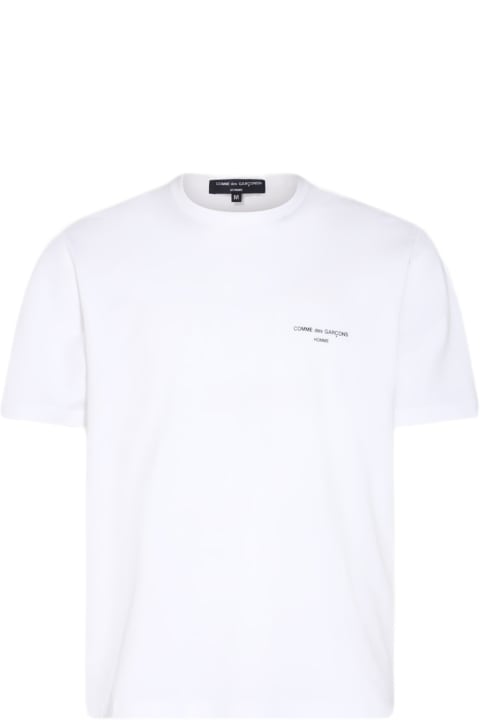 メンズ Comme des Garçons Hommeのトップス Comme des Garçons Homme White Cotton T-shirt
