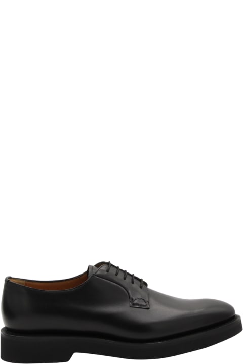 Church's for Men Church's Black Leather Shannon Lace Up Shoes
