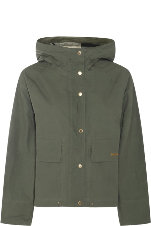 Barbour Kids Barbour Army Cotton Casual Jacket