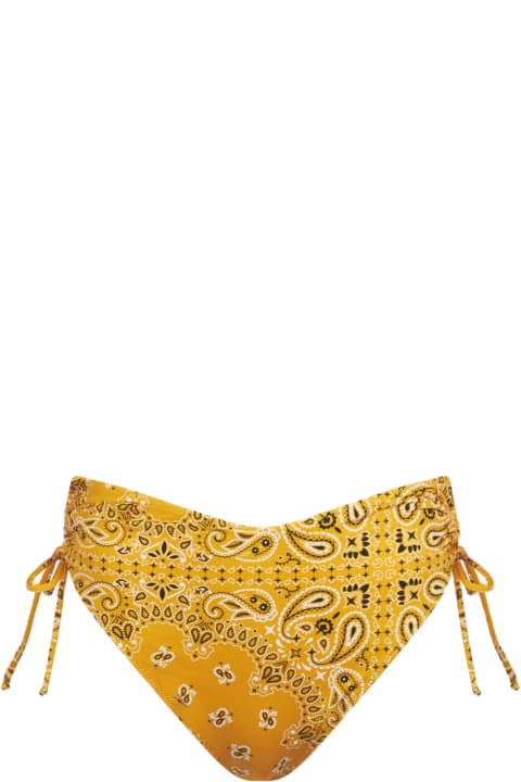 Homeware MC2 Saint Barth Woman High Waist Swim Briefs With Bandanna Print