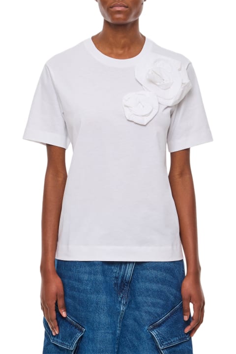 Simone Rocha Topwear for Women Simone Rocha Boy T-shirt W/ Pressed Rose