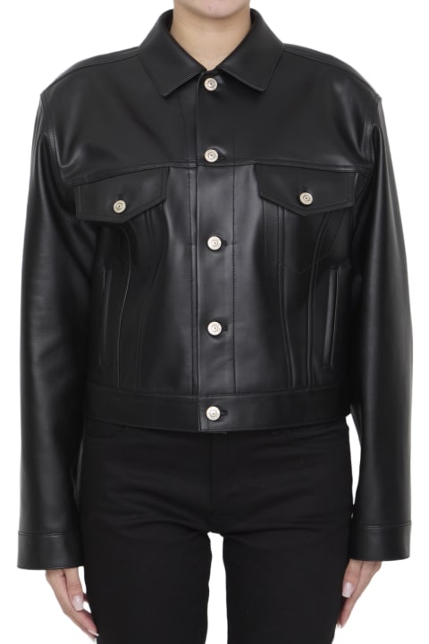ウィメンズ Balenciagaのコート＆ジャケット Balenciaga Leather Jacket
