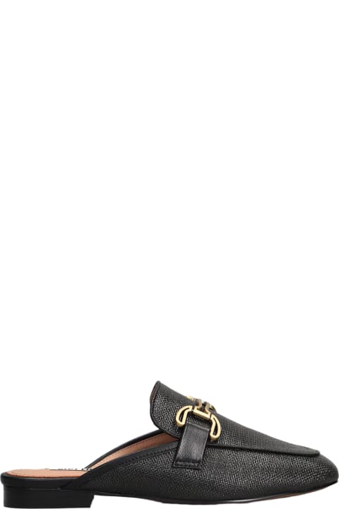 Sandals for Women Bibi Lou Vela Slipper Slipper-mule In Black Raffia