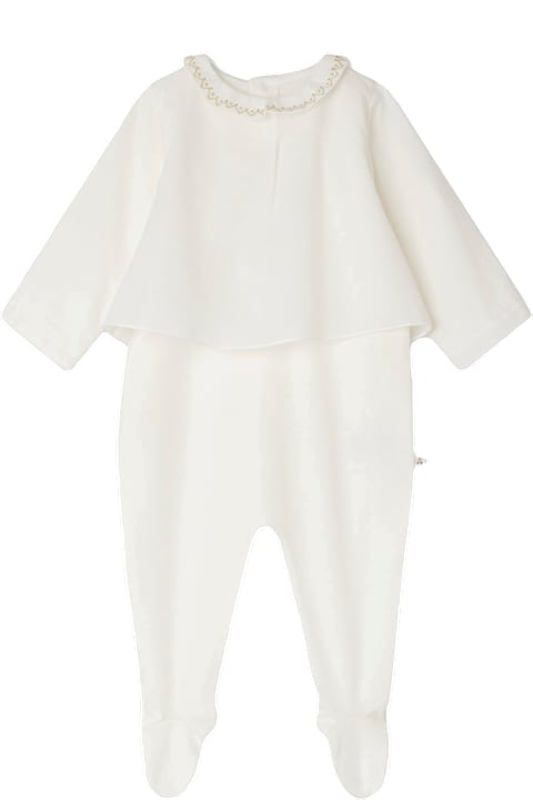 Bonpoint for Baby Girls Bonpoint Cotton Sage Pajamas