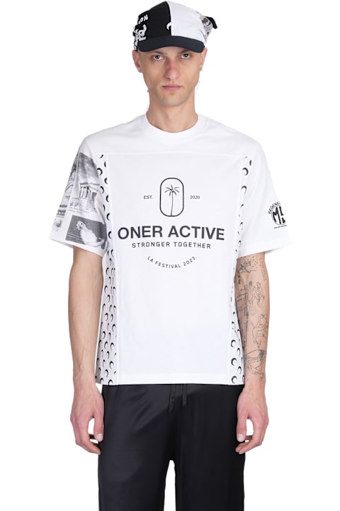 Marine Serre for Men Marine Serre T-shirt In White Cotton