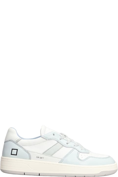 D.A.T.E. Shoes for Women D.A.T.E. Court 2.0 Sneakers In White Leather