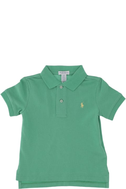 Polo Ralph Lauren T-Shirts & Polo Shirts for Baby Boys Polo Ralph Lauren Logo Cotton Polo Shirt