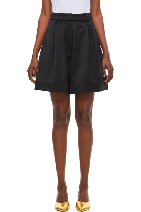 Simone Rocha Pants & Shorts for Women Simone Rocha Sculpted Newsboy Shorts W/ Cuff