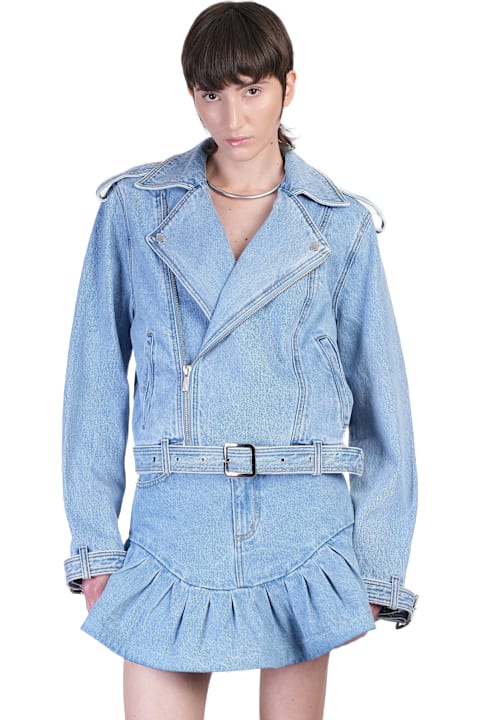 retrofete for Women retrofete Shay Denim Jackets In Blue Cotton