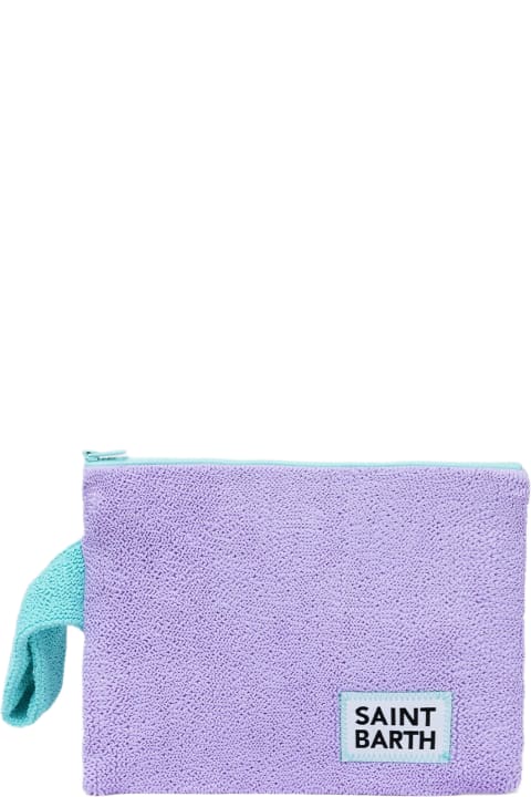 Homeware MC2 Saint Barth Pareasy Purple Crinkle Pochette