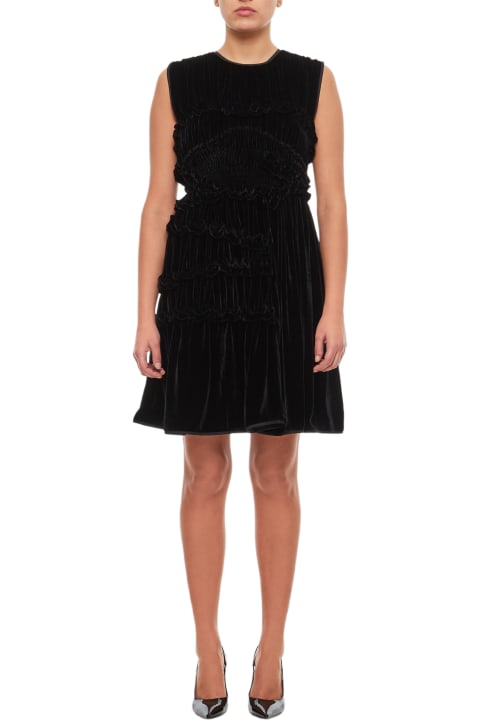 Fashion for Women Cecilie Bahnsen Uki Sleeveless Velvet Dress