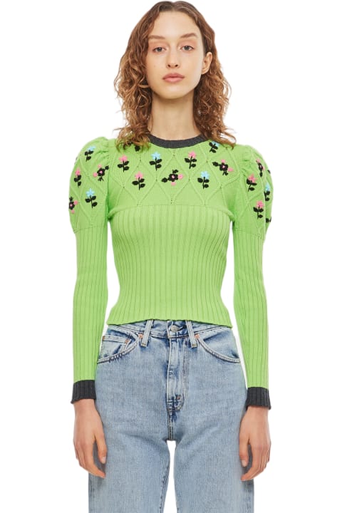 ウィメンズ Cormioのウェア Cormio Oma Cotton Sweater With Embroidery