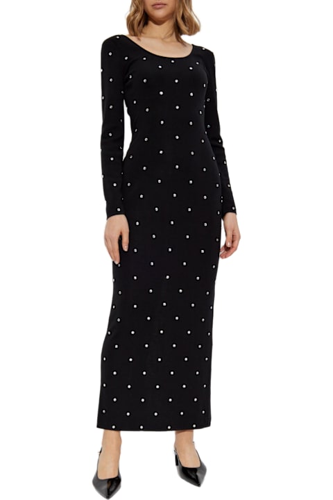 Versace فساتين لـ السيدات Versace Versace Dress With Shimmering Appliqués