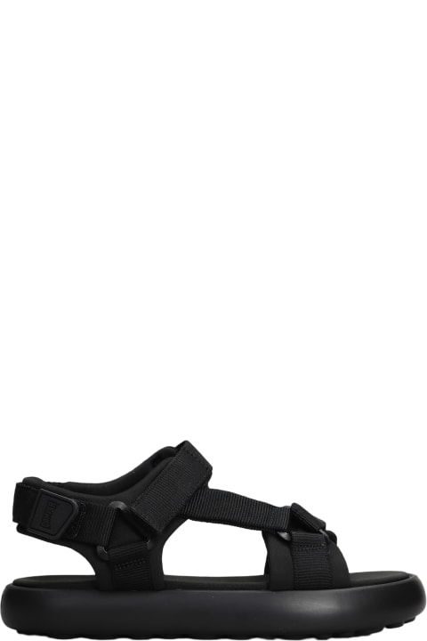 Other Shoes for Men Camper Flota Sandals In Black Fabric