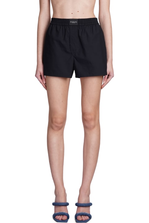 Alexander Wang Pants & Shorts for Women Alexander Wang Shorts In Black Cotton