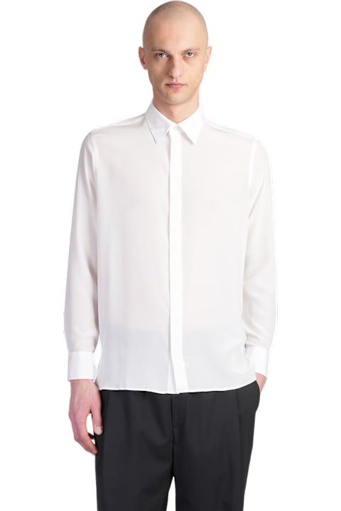 Laneus for Women Laneus Shirt In White Silk