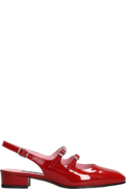 Shoes for Women Carel Peche Pumps In Red Patent Leather