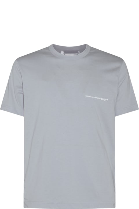 Clothing for Men Comme des Garçons Grey Cotton T-shirt