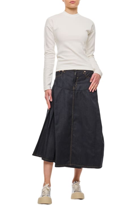 Junya Watanabe Skirts for Women Junya Watanabe Denim Long Skirt Levi's Collab