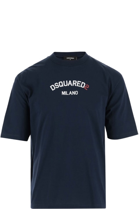 Dsquared2 Men Dsquared2 Cotton T-shirt With Logo