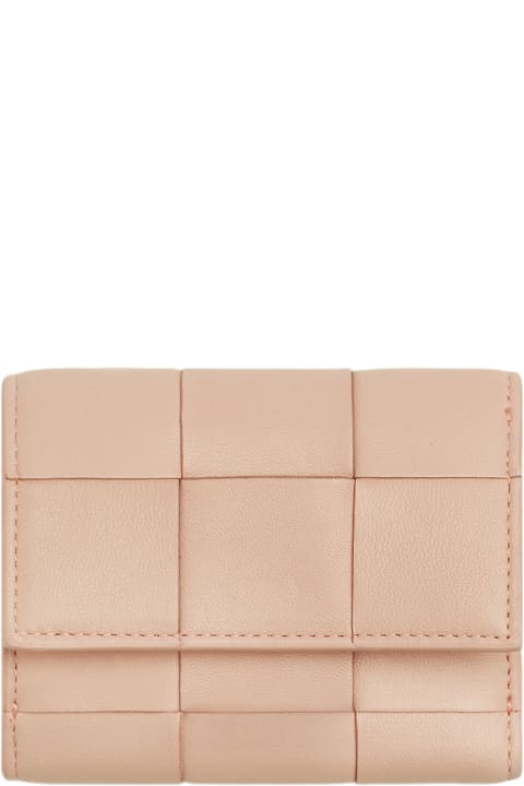 Bottega Veneta for Women Bottega Veneta Tri-fold Leather Wallet
