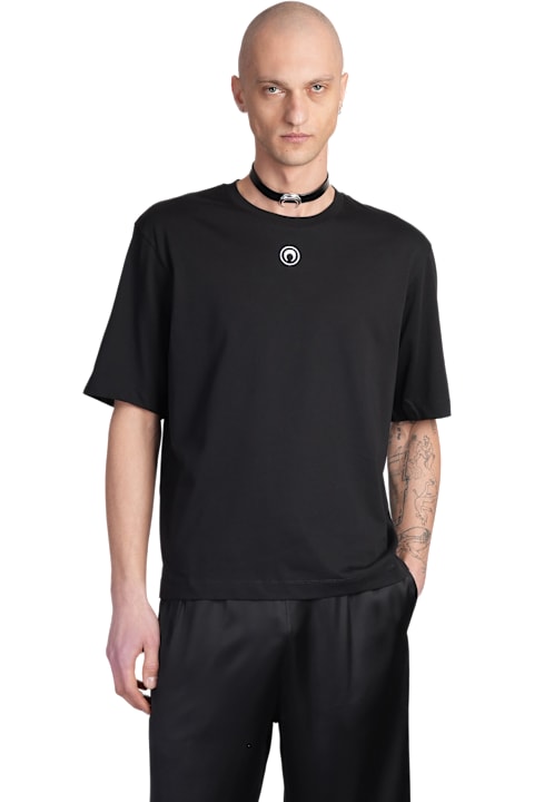 Marine Serre for Men Marine Serre T-shirt In Black Cotton
