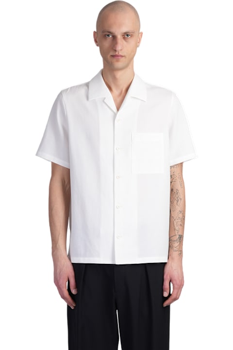 Attachment Clothing for Men Attachment Shirt In White Polyester