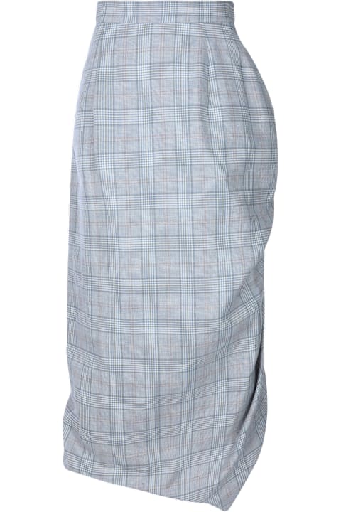 Vivienne Westwood Skirts for Women Vivienne Westwood Light Blue Wool Skirt