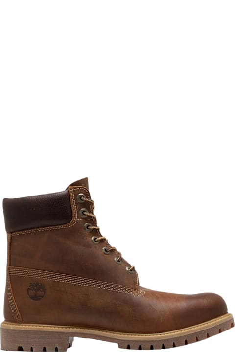Homeware Timberland Premium 6-inch Leather Boots With Logo
