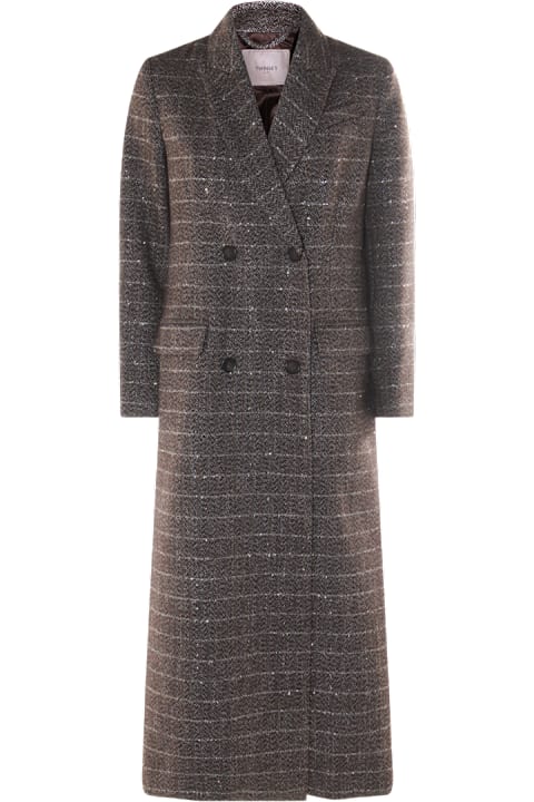 TwinSet for Kids TwinSet Brown Maxi Coat
