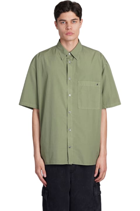 Études for Men Études Shirt In Green Cotton