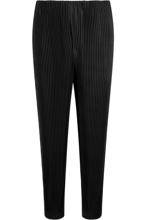 Homme Plissé Issey Miyake for Men Homme Plissé Issey Miyake Cuffed Pleated Trousers