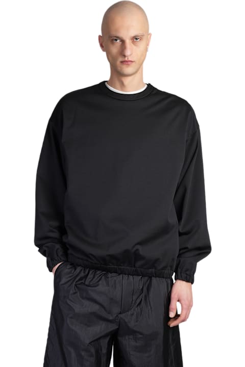 Jil Sander Fleeces & Tracksuits for Men Jil Sander Sweatshirt In Black Cotton