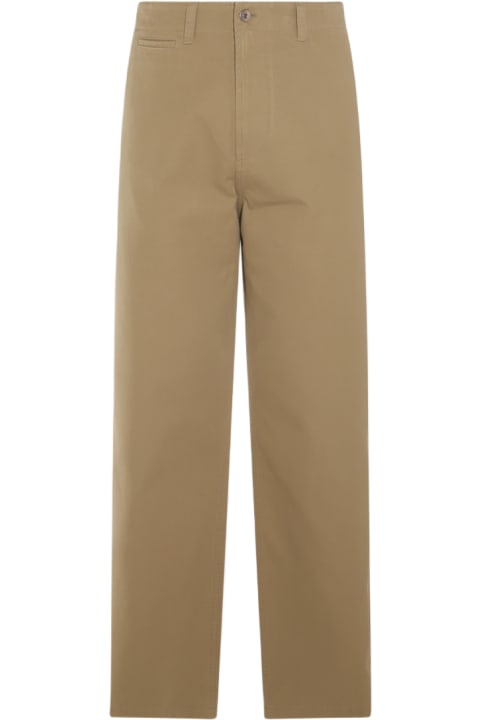Pants for Men Burberry Beige Cotton Pants