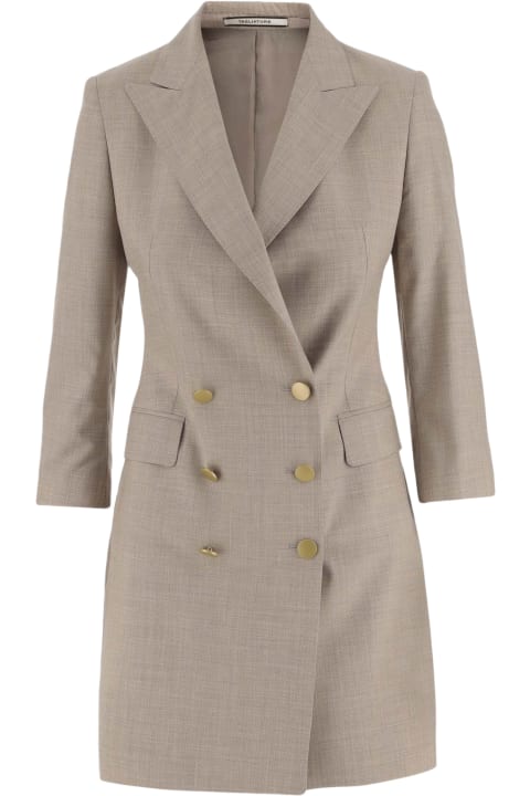 Coats & Jackets for Women Tagliatore Wool And Silk Double-breasted Jacket