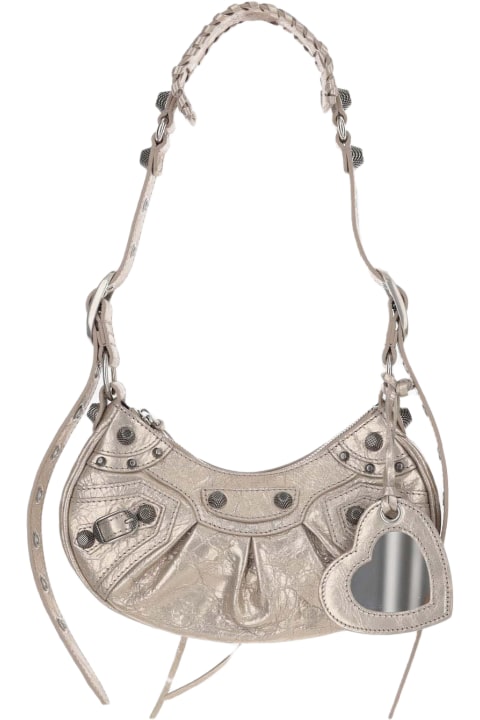 Balenciaga Bags for Women Balenciaga Le Cagole Xs Metallic Shoulder Bag