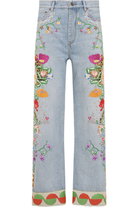 Jeans for Women Valentino Embroidered Jeans