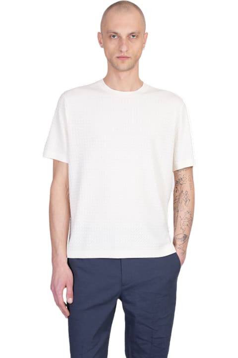 Theory Clothing for Men Theory T-shirt In Beige Cotton