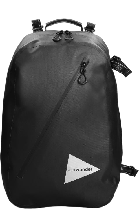 And Wander for Men And Wander Backpack In Black Nylon