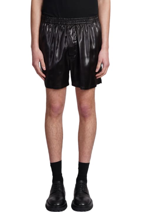 Sapio Clothing for Men Sapio N42 Shorts In Black Triacetate