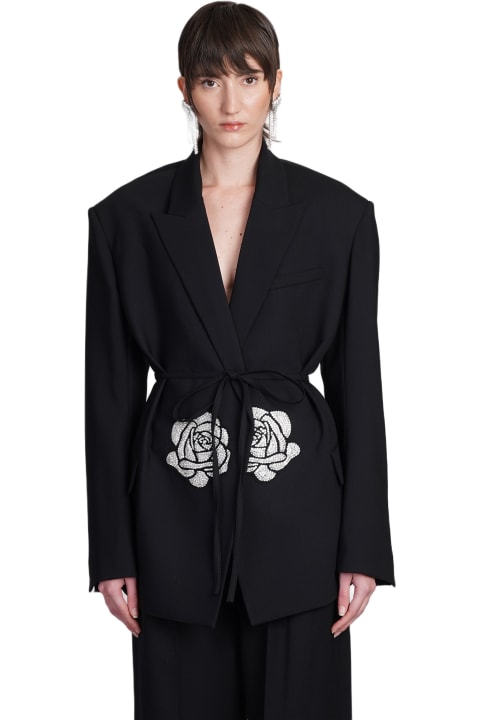 David Koma Coats & Jackets for Women David Koma Blazer In Black Wool