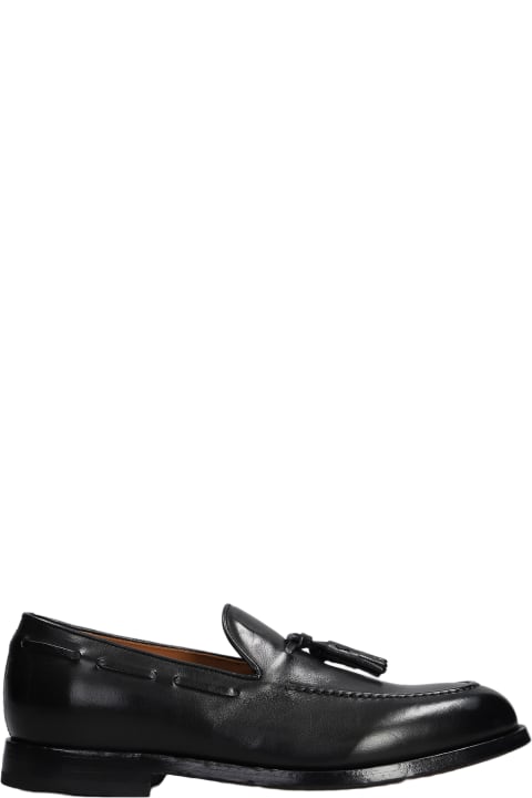 Green George Shoes for Men Green George Loafers In Black Leather