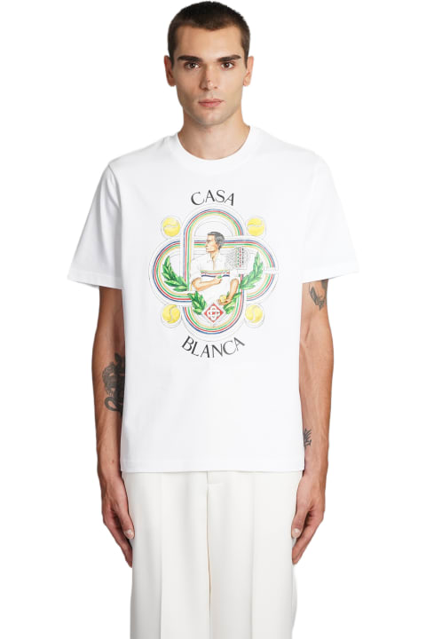 Casablanca Topwear for Men Casablanca Le Joueur Printed T-shirt
