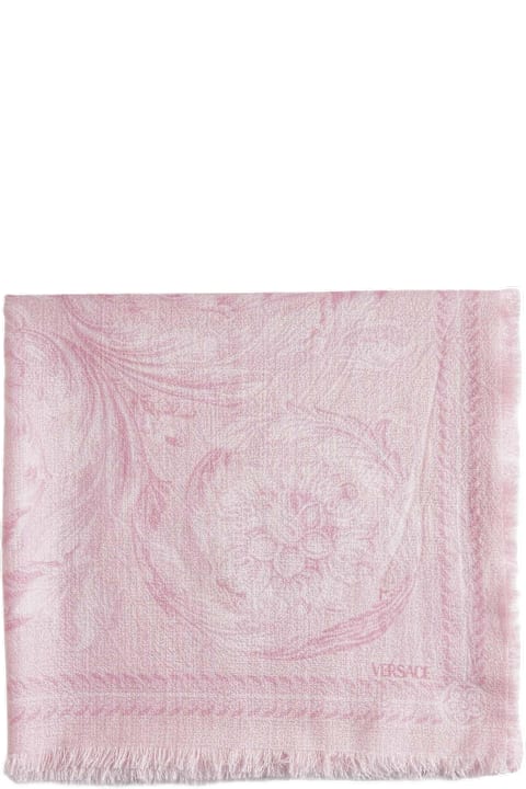 Homeware Versace Barocco Wool, Silk And Cashmere Scarf