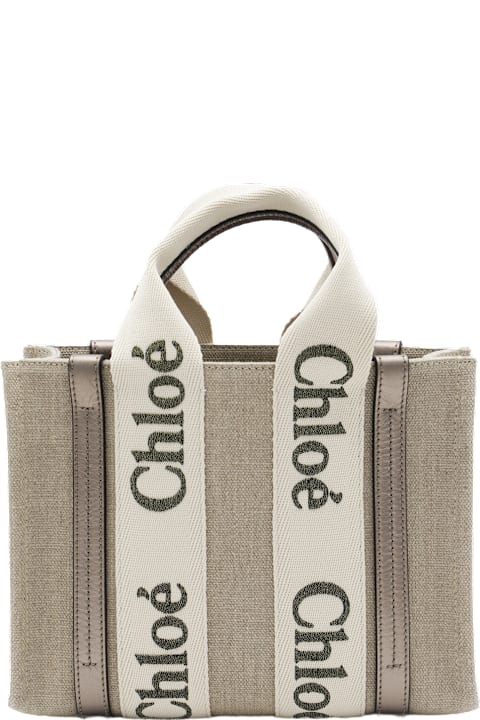 Chloé for Women Chloé Beige Woody Tote