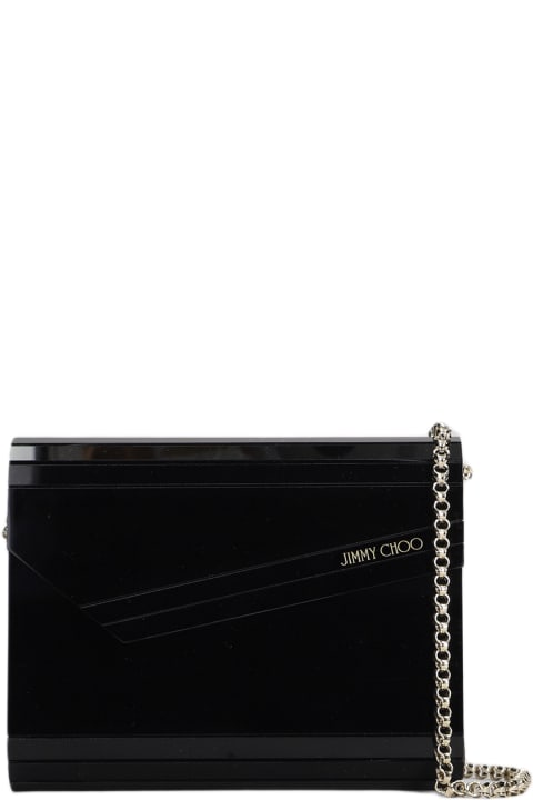 Jimmy Choo Luggage for Women Jimmy Choo Candy Clutch In Black Acrylic