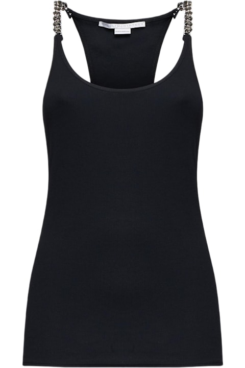 Stella McCartney Clothing for Women Stella McCartney Chain Straps Cotton Tank Top
