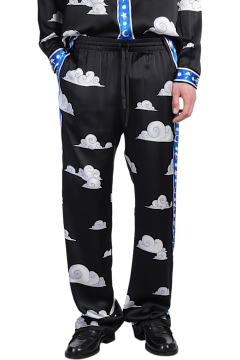 Casablanca for Men Casablanca Pants In Black Silk